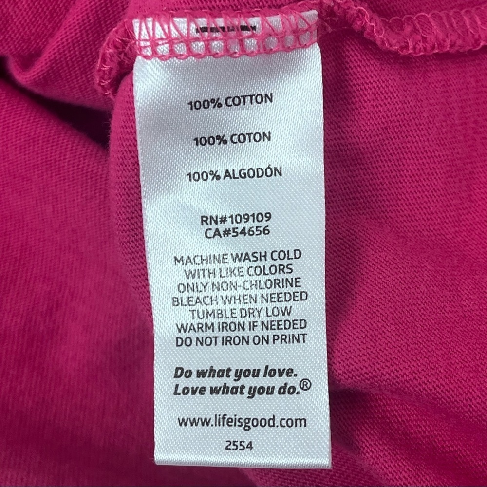 Life Is Good Women's Crusher 100% Cotton V-Neck Tee Shirt Size XL; Mom Themed - Picture 8 of 11